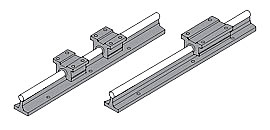 Sistema de guias lineares de suporte contínuo FluoroNyliner