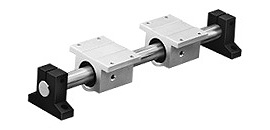 1Bx End Support RoundRail Linear Guide System