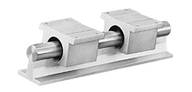 1Cx Continuous Support RoundRail Linear Guide System