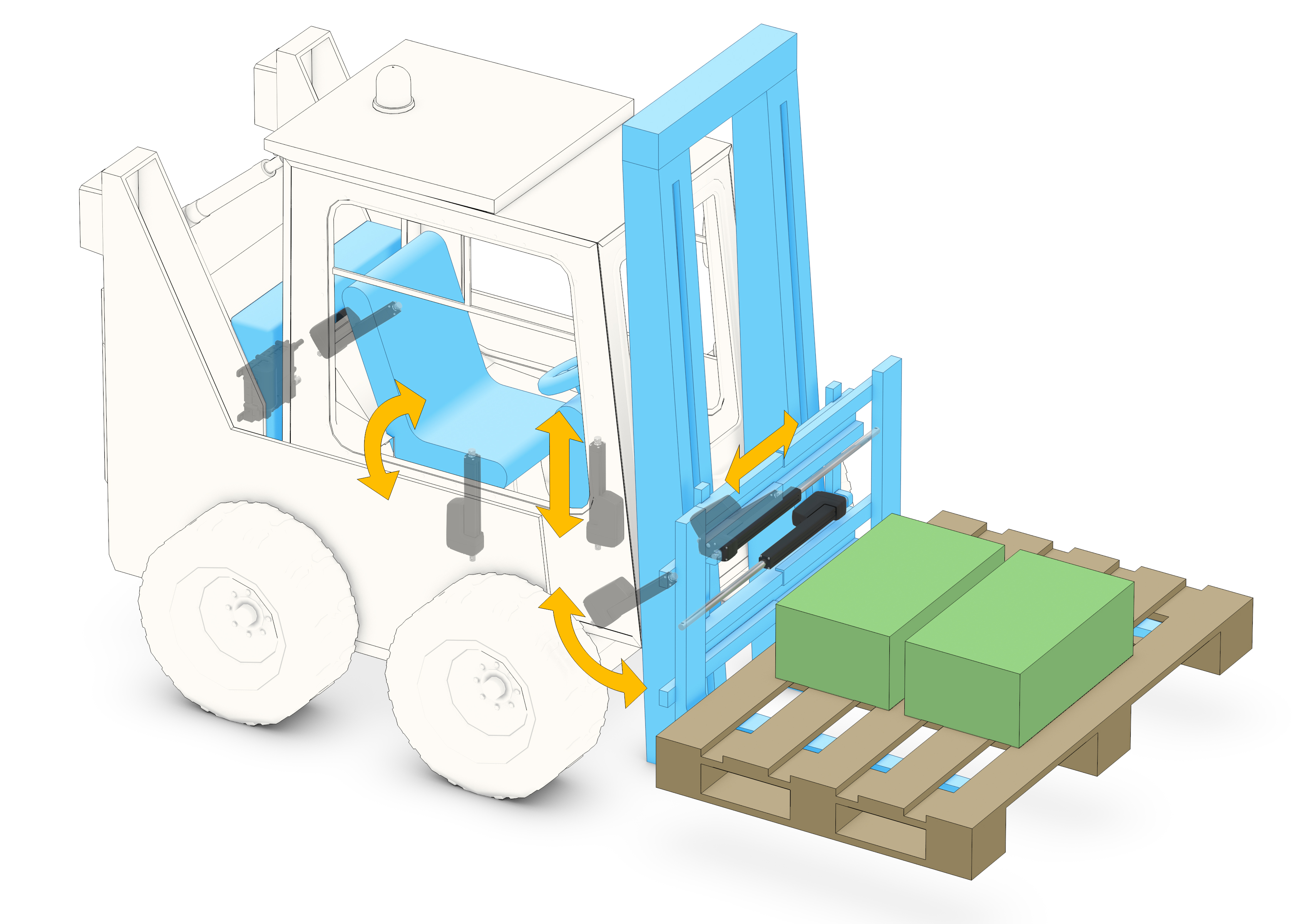 Fork lift graphic
