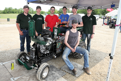 Part of the University of Saskatchewan Sled Dogs team