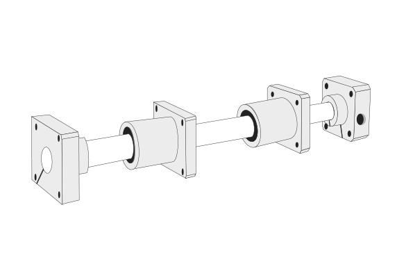 Can I get a flange for a metric linear bearing?