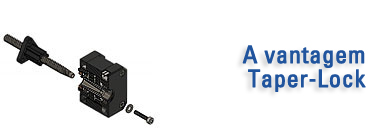 A vantagem Taper-Lock