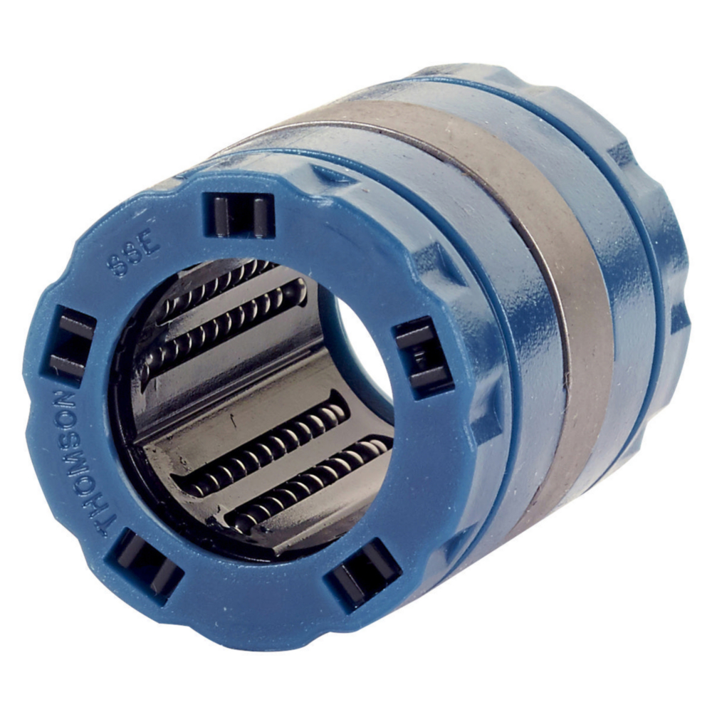 Ball Bushing Bearing Seals at both ends; use with 20 mm Diameter Shaft self-aligning Super Smart Open for continuously supported applications Thomson SSEM20OPNWW 